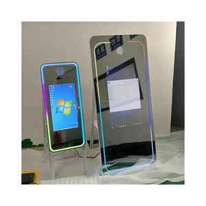 70 inch ma thuật gương ảnh gian hàng với máy ảnh và máy in cổ điển gương photobooth tương tác gương ảnh gian hàng - Product Image 4