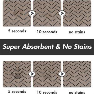 Tapis d'alimentation pour animaux de compagnie <span class=keywords><strong>en</strong></span> diatomite moderne, dessin animé, séchage rapide, rafraîchissant, absorbant, anti-éclaboussures, pour chats et chiens - Product Image 4