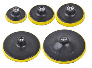 4 inç M10/14/16/5/8-11 konu elmas parlatma pedleri paketi ped köpük plastik Backer <span class=keywords><strong>Pad</strong></span> açı öğütücü adaptörü - Product Image 2