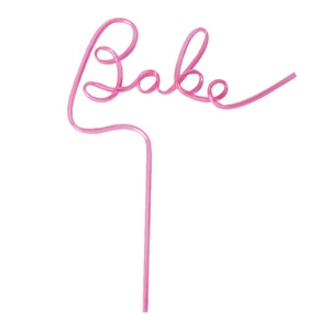 Pajita reutilizable para <span class=keywords><strong>despedida</strong></span> <span class=keywords><strong>de</strong></span> <span class=keywords><strong>soltera</strong></span> Crazy XL, Pajita rosa para bebé, Pajita con forma <span class=keywords><strong>de</strong></span> corazón para novia - Product Image 5