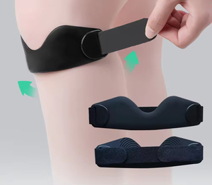Rodilleras de Silicona Ajustables de Nuevo Diseño, Antideslizantes, Prevención de Lesiones, Correa de Soporte <span class=keywords><strong>para</strong></span> la Rótula - Product Image 1