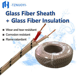 Fil de thermocouple industriel SS Shield haute température, fil de compensation de type S tressé en fibre de verre, anti-interférence IP65 - Product Image 2