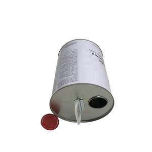 Seau en fer blanc personnalisé, mini, vide, 4 L, bidons métalliques pour peinture, bidon en fer de 1 gallon pour peinture - Product Image 2