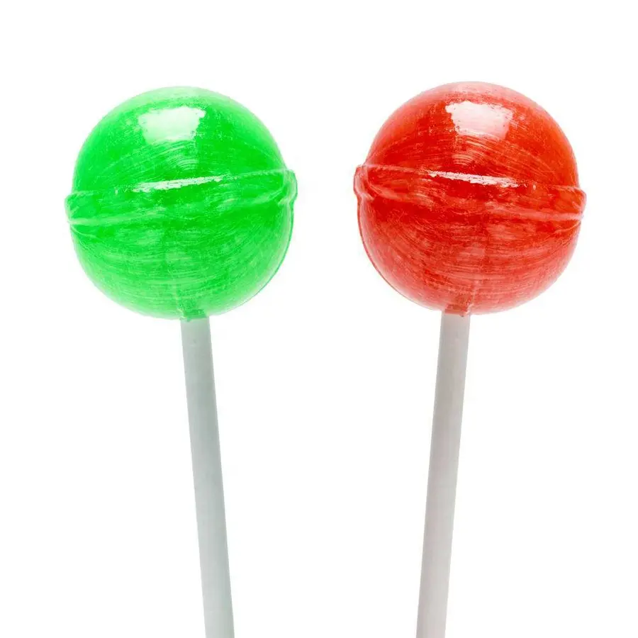 12G Fruit Flavour Ronde Lolly, Custom Swirl Fruitige Lolly