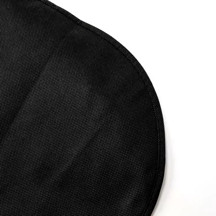 Custom logo foldable waterproof non woven garment bag suit cover with clear window