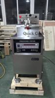Friteuse professionnelle à pression électrique/gaz 25L 13,5 kW pour poulet frit et frites (type KFC)