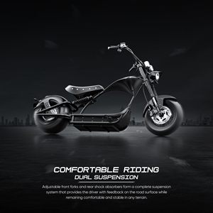 UNIEBIKE EAhora M1P Pro 4000w 49mph, Batería Dual, Compatible con hasta 110 Millas, Motocicleta con Amortiguador Delantero Mejorado para Adultos - Product Image 4