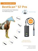 Échographe vétérinaire Doppler couleur 192 éléments Trans Rectal BMV S7 Pro pour animaux de grande taille, y compris bovins et équidés