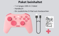 MOBAPAD CHITU Pengontrol Game Nirkabel BT Tombol Mekanis Motor Linear Getaran HD Joystick untuk Switch Steam PC Ponsel IOS