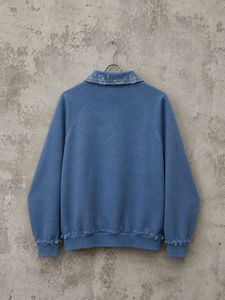 Sweat-shirt à capuche surdimensionné en molleton français 100% coton, délavé et déchiré, style vintage, pour hommes, fabriqué par HG Clothing Manufacturers - Product Image 2