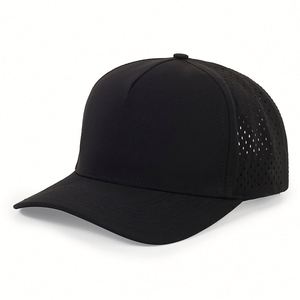 Casquettes de baseball imperméables personnalisées de haute qualité, perforées au laser, avec trous d'aération, pour le golf et le transport de marchandises, vente en gros - Product Image 6