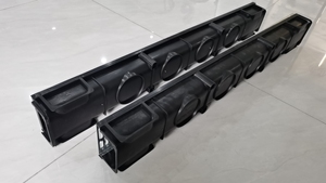 Kunststoff-Kanalablauf, Linearer Entwässerungskanal mit PP-Bodensieb-Löchern für <span class=keywords><strong>Fallrohr</strong></span> oder Verzinktes Gitter Superdrain - Product Image 5