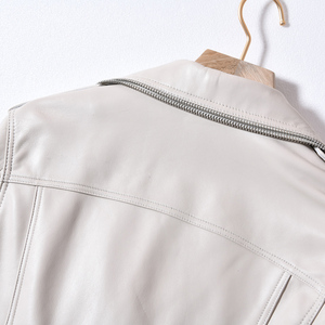 <span class=keywords><strong>Di</strong></span> alta Qualità Giacche <span class=keywords><strong>di</strong></span> <span class=keywords><strong>Pelle</strong></span> per le Signore Bianco Corto Donna <span class=keywords><strong>di</strong></span> Fantasia <span class=keywords><strong>Giacca</strong></span> <span class=keywords><strong>di</strong></span> <span class=keywords><strong>Pelle</strong></span> - Product Image 5