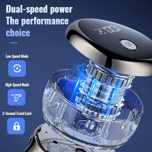 เครื่องโกนหนวดไฟฟ้าแบบพกพาสำหรับผู้ชาย 7 ใบมีด รุ่นมืออาชีพ ใช้โกนเครา ตัดแต่งขน โกนหนวด ล้างทำความสะอาดได้ สำหรับใช้ในบ้าน มาตรฐาน IPX7 - Product Image 3