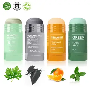 OEM Private Label Many Mugwort Volcanic Mud Green Tea Clay Mud Face Mask Stick