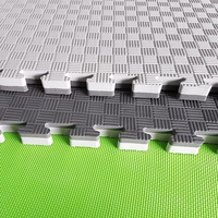 Tapete de Ejercicio EVA para Entrenamiento en Grupo, Instalación sin Pegamento, Suministro de Fábrica, Absorción de Impactos, Insonorizado, Antideslizante