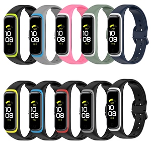 Bracelet en silicone pour Samsung <span class=keywords><strong>Galaxy</strong></span> Fit 2 SM-R220, bracelet de montre, bracelet de sport, bracelet de remplacement pour <span class=keywords><strong>Galaxy</strong></span> <span class=keywords><strong>Fit2</strong></span> - Product Image 2