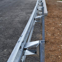 Système de barrières de sécurité routière en acier, poutre ondulée haute résistance, protection contre les accidents routiers, réflecteur de classe diamant M68
