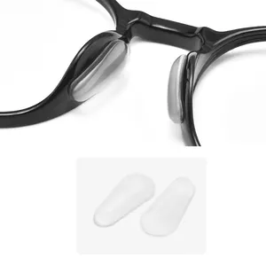 High Quality Comfortable Replacement Self Adhesive Soft Non-Slip Silicone Eyeglasses Nose Pads