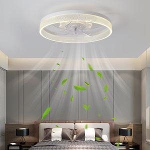 <span class=keywords><strong>Ventilateur</strong></span> <span class=keywords><strong>de</strong></span> <span class=keywords><strong>plafond</strong></span> minimaliste en acrylique <span class=keywords><strong>de</strong></span> 20 pouces à 5 pales, 3 vitesses, <span class=keywords><strong>avec</strong></span> lumière <span class=keywords><strong>LED</strong></span>, moteur DC, télécommande et corps <span class=keywords><strong>de</strong></span> lampe à intensité variable pour salon - Product Image 2