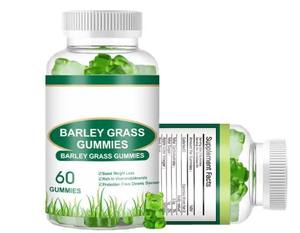 OEM Organic Barley Grass Juice <b>Gummies</b> Rich in Immune <b>Vitamins</b> and Protein Support Immune System and Digestion - Product Image 1