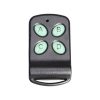YET105 - Control Remoto Universal Inalámbrico de 315/433Mhz con Código de Aprendizaje, ABS, 4 Botones, RF, Abridor Automático de Puertas
