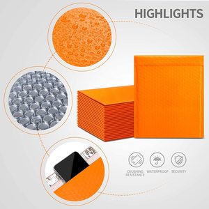 Busta per <span class=keywords><strong>bolle</strong></span> <span class=keywords><strong>d</strong></span>'<span class=keywords><strong>aria</strong></span> imbottita con <span class=keywords><strong>bolle</strong></span> arancioni stampate personalizzate busta per <span class=keywords><strong>bolle</strong></span> di spedizione espressa