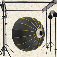 Triopo KL-105 105CM Easy Lock Diffuseur de lumière pliable argenté type Beauty Dish Speedbox avec monture Bowens pour photographie en studio