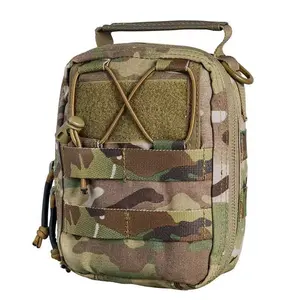 Waterproof camouflage Outdoor Survival emergency kit bag First Aid Kit Emergency tactical molle pouch