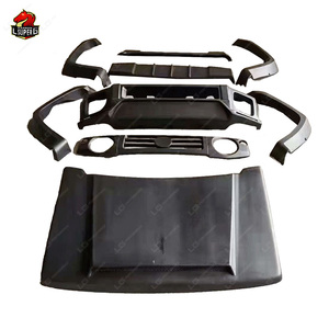 Kit de Carrocería para Suzuki <span class=keywords><strong>Jimny</strong></span>, Mejora al Estilo LB Wide Body, Parachoques Delantero, Parachoques Trasero, Cejas de Rueda, Capó - Product Image 3