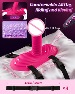 Vibratore per Punto G, Clitoride e Anale, Macchina del Sesso per Coppie con Controllo Remoto APP, Dildo Vibrante con Cinturino per Seduta e Spinta - Product Image 4
