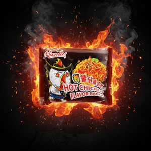 Fideos Coreanos Picantes con <span class=keywords><strong>Pollo</strong></span>, Queso y Carbonara, 2X Picantes, 5 Paquetes x 145g, Fabricante Chino OEM/ODM - Product Image 2