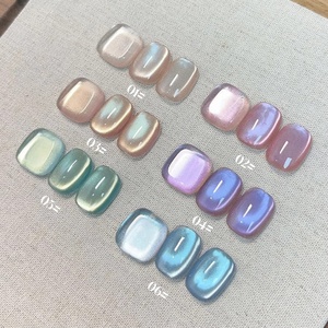 Esmalte de Uñas en Gel Efecto Ojo de Gato Romántico, Polvo Magnético Blanco de Alta Densidad, Gel de Uñas con Cuentas de Cristal Espejo, Suministros de Belleza - Product Image 3