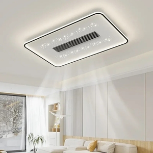 <span class=keywords><strong>Ventilateur</strong></span> <span class=keywords><strong>de</strong></span> <span class=keywords><strong>plafond</strong></span> sans pales, style luxe léger français, <span class=keywords><strong>avec</strong></span> éclairage intégré, design roue <span class=keywords><strong>de</strong></span> vent, moderne et minimaliste, pour salon, chambre principale et salle à manger. - Product Image 2