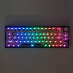 Mathew TECH ชุดคีย์บอร์ด MK66มืออาชีพ, ร้อยละ65 Hot-swappable 3โหมด DIY ชุดคีย์บอร์ดแสง RGB หันหน้าไปทางทิศใต้ - Product Image 6