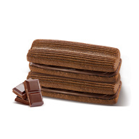 Novanacx 95g Vanille Citron Chocolat Aromatisé Sandwich Biscuits Biscuits Croustillant Glucose Cuit Doux Goût Boîte Emballage