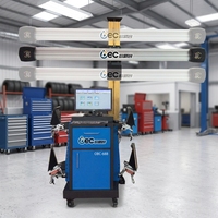 Équilibreur de roue de voiture à quatre roues de Machine d'alignement 3D portable à prix de vente pour l'alignement des roues de voiture