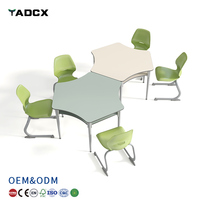 Table d'étude pour étudiants, ensemble moderne de bureau et chaise réglables pour l'école, table de lecture, mobilier de salle de classe