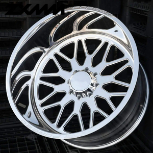 Velg OEM 22x12 24x14 26x14 30x16 Kustom 4x4 Super Single dengan Tutup Mengambang, PCD 6x5.5 8x6.5 8x170 8x180 8x200 - Product Image 1