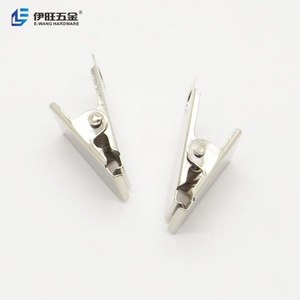 YIWANG - Porta Tarjetas de Identificación Metálico Plateado al por Mayor, 12x23x31MM, Clip para Tarjetas - Product Image 5