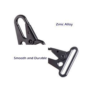 1 Inch 25Mm Kim Loại Màu Đen Khóa Nhiệm Vụ Nặng Nề Mùa Xuân Snap <span class=keywords><strong>Hook</strong></span> Sling Clip - Product Image 5