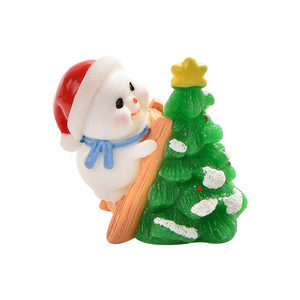 Decoración Navideña Chunjun Embrace, Adorable y Divertido Muñeco de Nieve Pequeño de Resina - Product Image 1