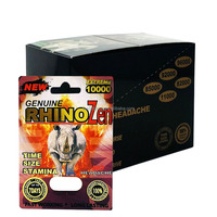 Emballage personnalisé sous blister pour les pilules Rhino pour l'amélioration des performances masculines, boîtes d'emballage et cartes blister 3D, boîte pour la performance sexuelle masculine