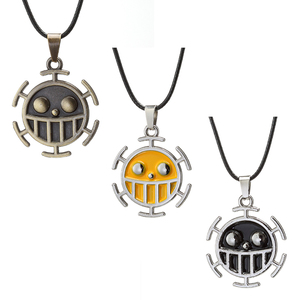 Colar Vintage de Anime One Piece com Pingente Trafalgar Law em Liga de Zinco com Revestimento Prateado e Bronze Antigo, Cadeia de Corda, Joias Unissex - Product Image 6