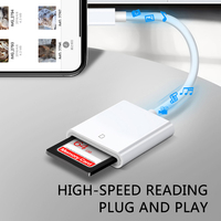 Lector de Tarjetas SD para iOS, Lector de Tarjetas OTG, Lector de Tarjetas TF, Lector de Tarjetas de Memoria, Lector de Tarjetas SD TF USB