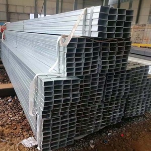 Tube <span class=keywords><strong>de</strong></span> tuyau en acier galvanisé à chaud à faible coût carré rectangulaire 40x60 75x75 125x125 tailles certifié API 6m <span class=keywords><strong>prix</strong></span> pas cher par mètre - Product Image 4