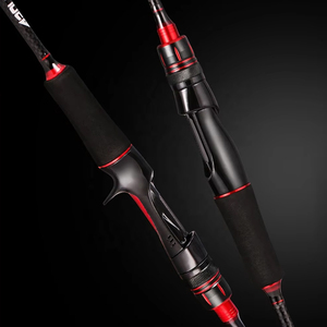 M动力热碳纤维纺丝棒1.68m 1.8m 2.1m 2.4m冲浪钓鱼铸造棒2节M/L/MH钓鱼用 - Product Image 4