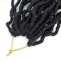 Nouvelles Fausses Locks au Crochet de 18 Pouces, Cheveux Synthétiques Souples pour Tresses au Crochet, Extensions de Tresses pour Femmes