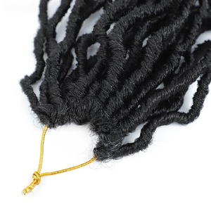 Nuove Estensioni per Trecce Faux Locs da 18 Pollici, Capelli Sintetici Morbidi per Crochet Braid, <span class=keywords><strong>Extension</strong></span> per Trecce da <span class=keywords><strong>Donna</strong></span> - Product Image 2