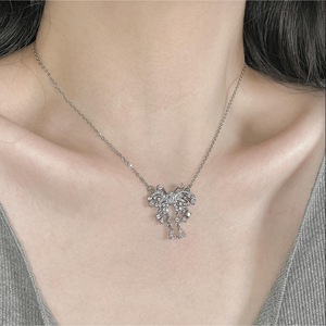 Collar de Plata de Ley S925 con Brillante Colgante de Galaxia, Diamante Desnudo Brillante, Cielo Estrellado con Diamantes Completos, Estrella Inmortal - Product Image 4